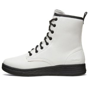 (WMNS) Skechers Albeit 'White Black' 44821-WHT sold by KicksCrew