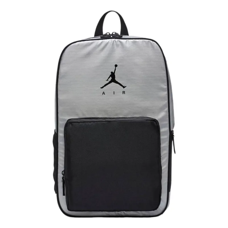 Air Jordan Logo Backpack 'Grey Black' DH0887-022 sold by KicksCrew