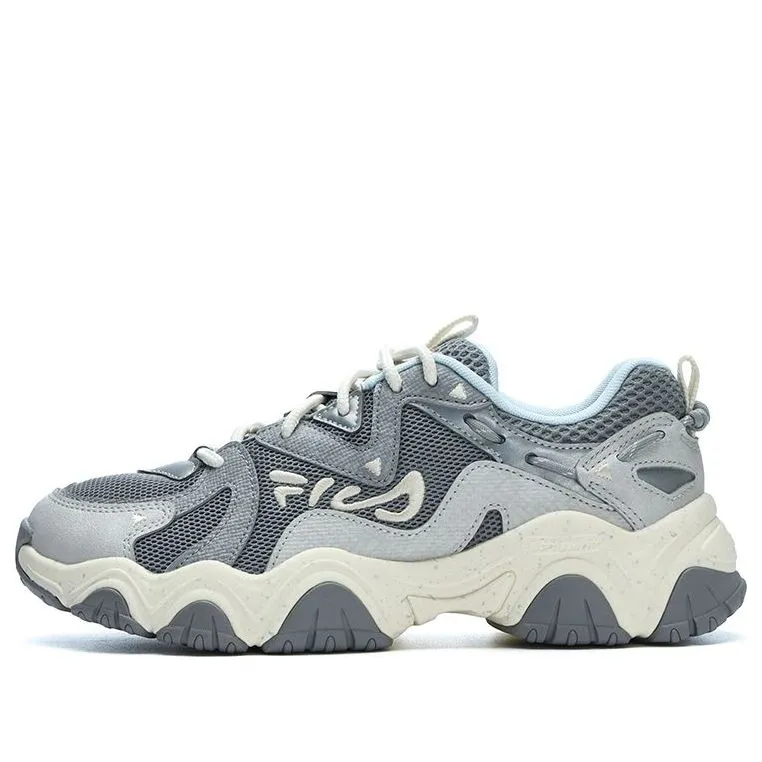 (WMNS) FILA Fluid 4 Sneakers 'Grey White' F12W322107FAD sold by KicksCrew