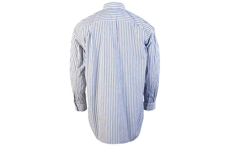 COMME des GARCONS PLAY Striped Shirt Black Emblem 'Blue' AZ-B006-051-1 sold by KicksCrew product image thumbnail 3