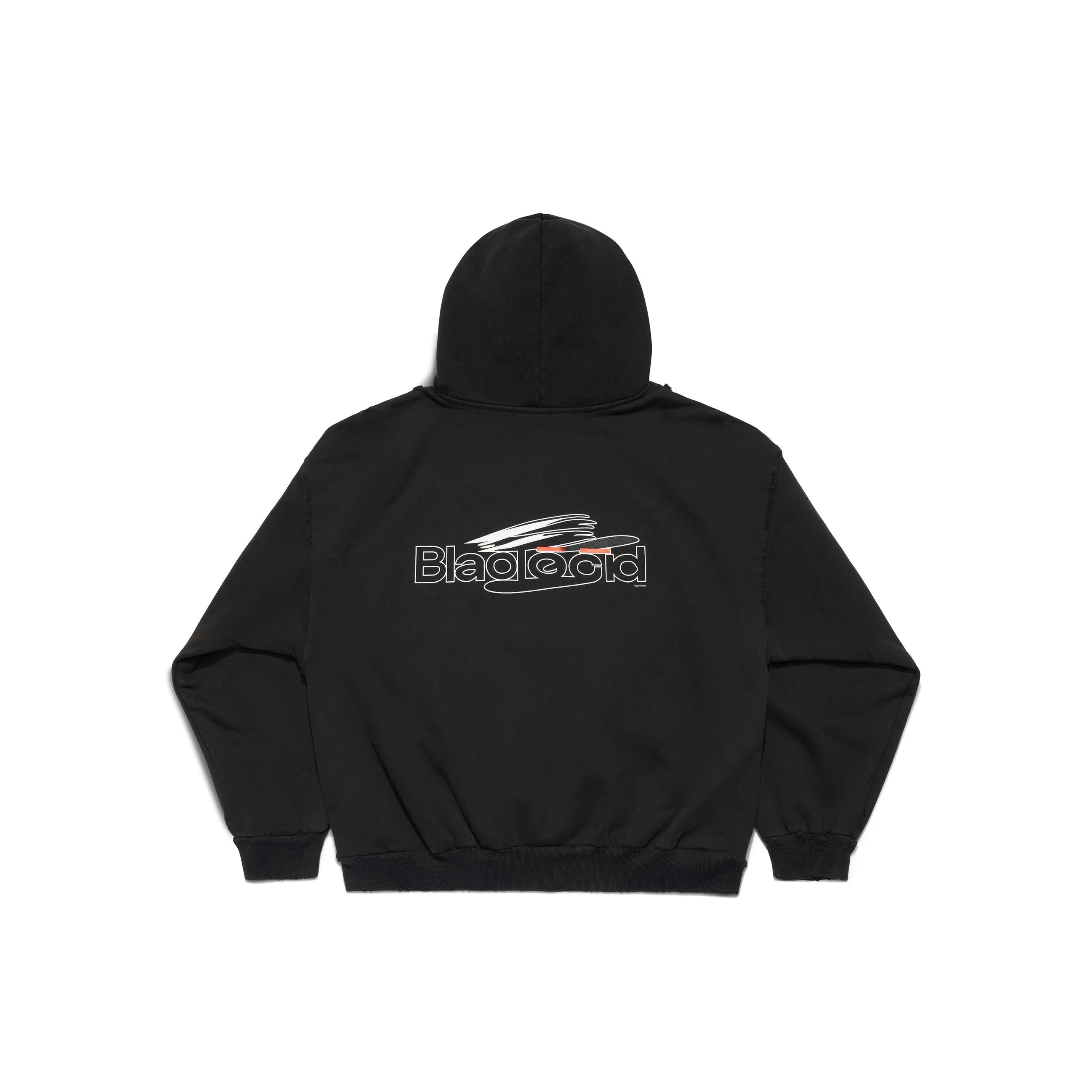 Balenciaga Ai Generated Hoodie 'Black White' 767877TQVF99034 sold by KicksCrew product image thumbnail 2