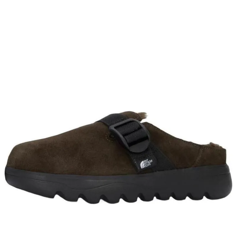 THE NORTH FACE Buckle Mules 'Dark Brown' NS93P72J sold by KicksCrew
