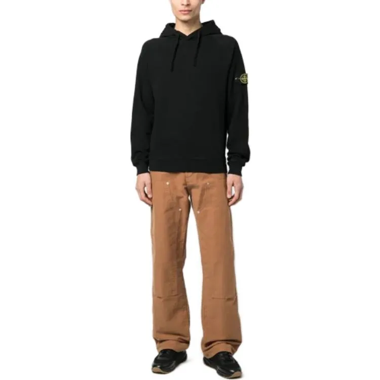 STONE ISLAND Logo Patch Hoodie 'Black' 781562160-V0029 sold by KicksCrew product image thumbnail 2