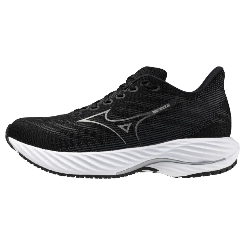 (WMNS) Mizuno Wave Rider 27 4E Running Sneakers 'Black' J1GD240622 sold by KicksCrew