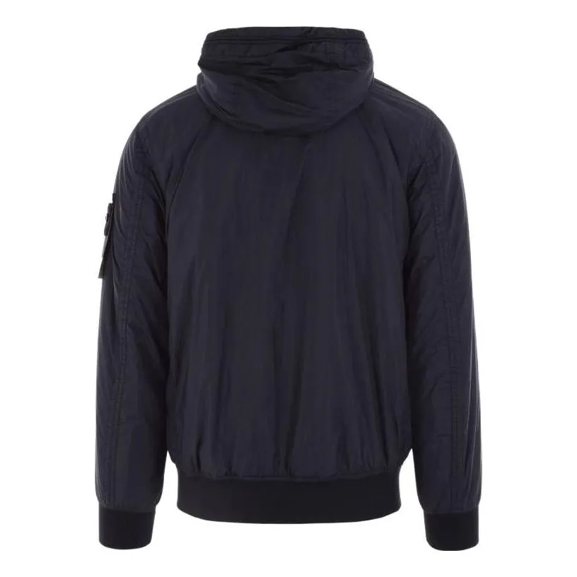 STONE ISLAND Waffen Patch Crinkle Labs Primaloft Jacket 'Navy' 791540823-V0020 sold by KicksCrew product image thumbnail 2