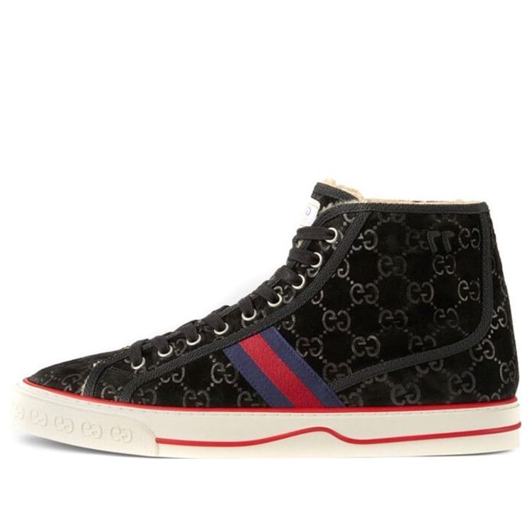 (WMNS) GUCCI Tennis 1977 'Black Suede' 649327-UJ510-1076 sold by KicksCrew