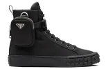 (WMNS) PRADA Wheel Re-Nylon Hight Sneakers 'Black' 1T551M_1YFL_F0002_F_035 sold by KicksCrew