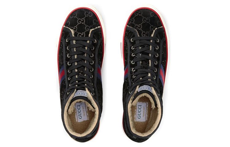 (WMNS) GUCCI Tennis 1977 'Black Suede' 649327-UJ510-1076 sold by KicksCrew product image thumbnail 3