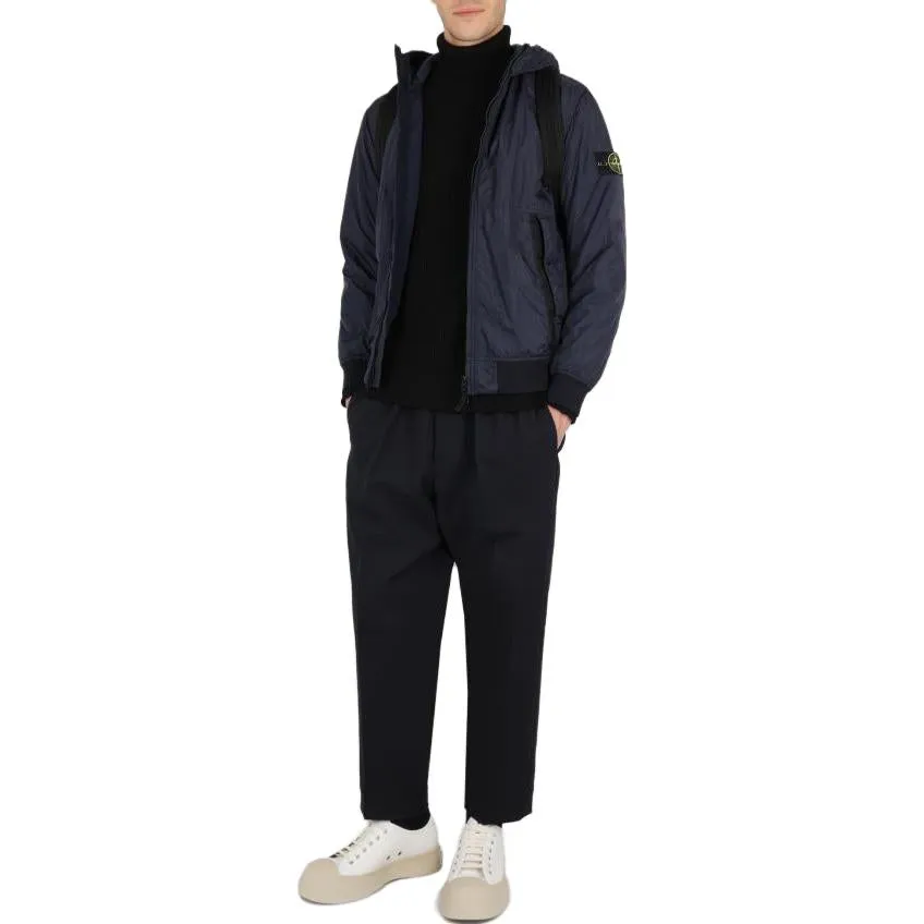 STONE ISLAND Waffen Patch Crinkle Labs Primaloft Jacket 'Navy' 791540823-V0020 sold by KicksCrew product image thumbnail 3