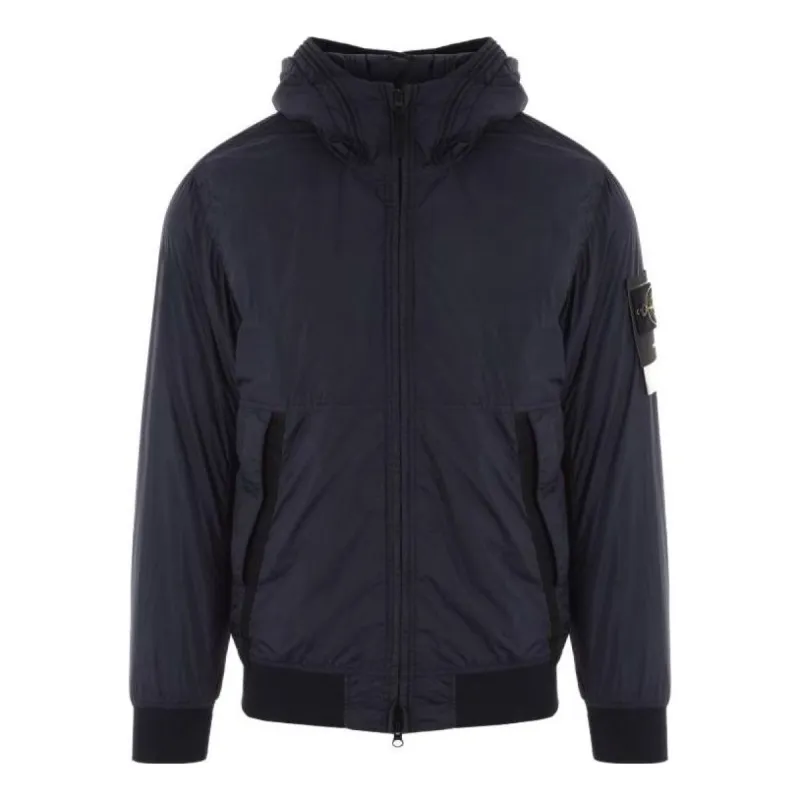 STONE ISLAND Waffen Patch Crinkle Labs Primaloft Jacket 'Navy' 791540823-V0020 sold by KicksCrew