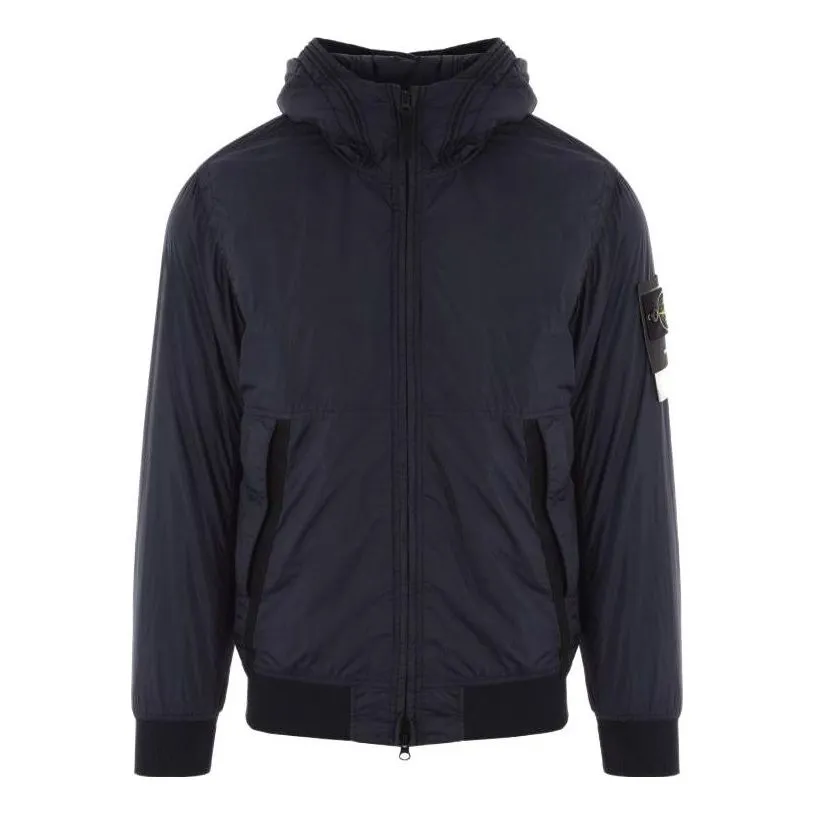 STONE ISLAND Waffen Patch Crinkle Labs Primaloft Jacket 'Navy' 791540823-V0020 sold by KicksCrew