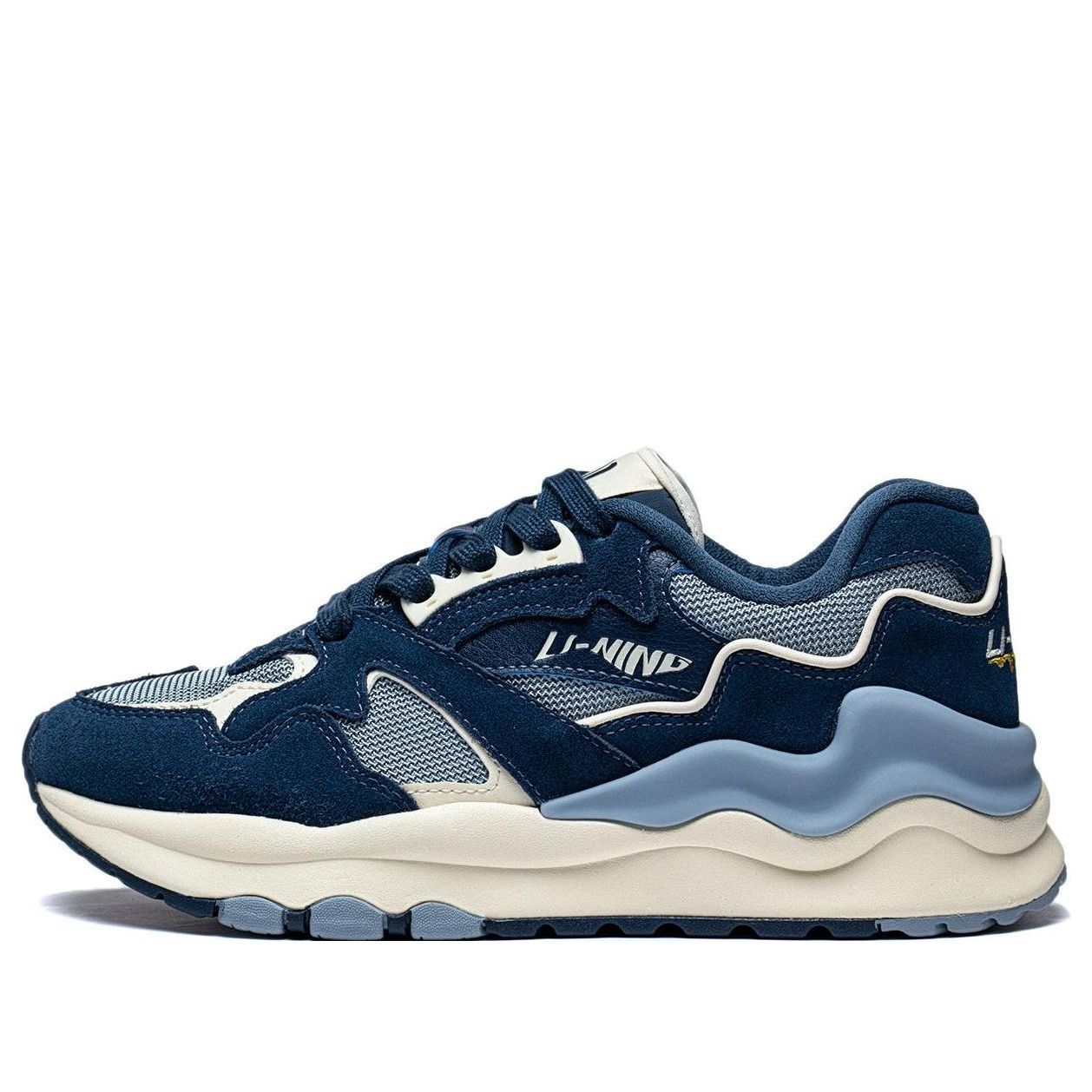 (WMNS) Li-Ning 001 Shanhai 'Navy Grey Beige' AZGT008-3 sold by KicksCrew