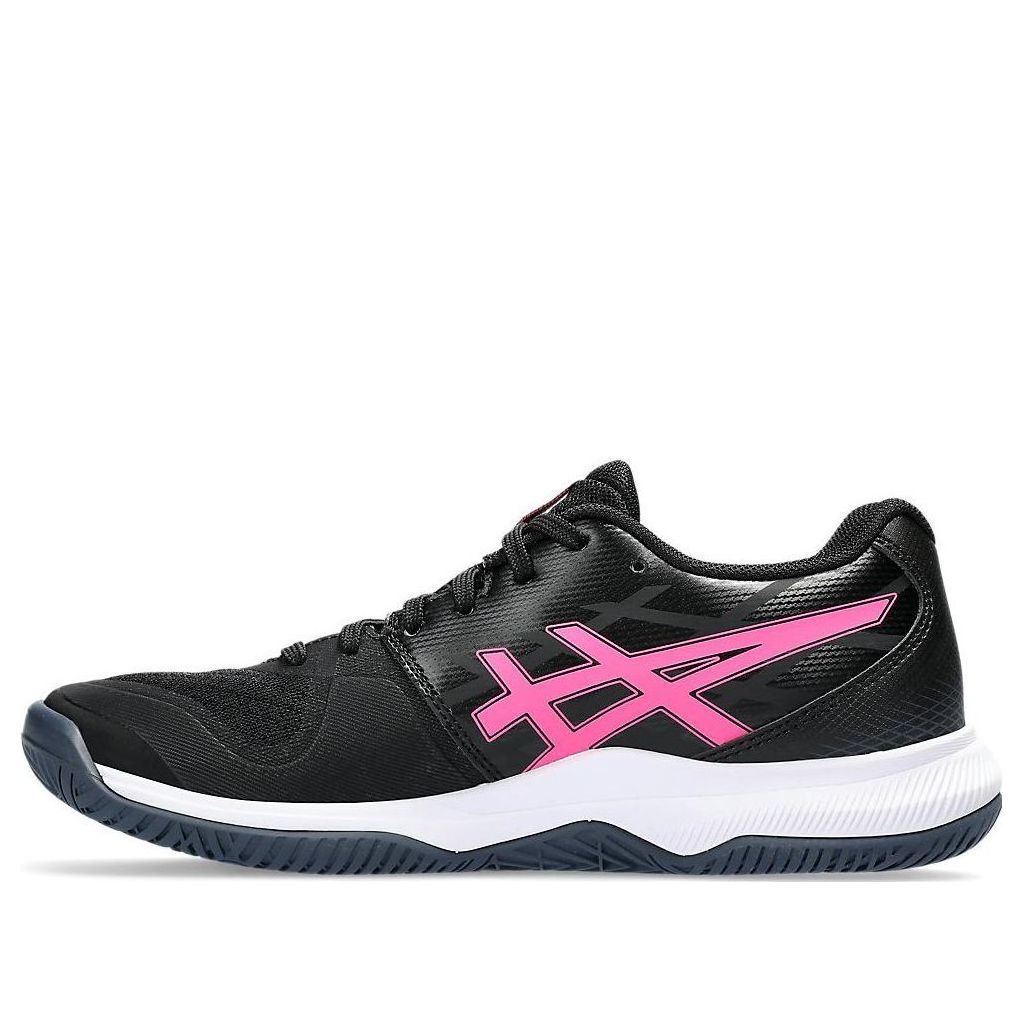 (WMNS) ASICS Gel Tactic 12 'Black Hot Pink' 1072A092-002 sold by KicksCrew