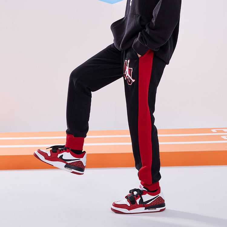 (GS) Air Jordan Jumpman Classic Casual Joggers 'Black Red' JD2112113GS-001 sold by KicksCrew product image thumbnail 4