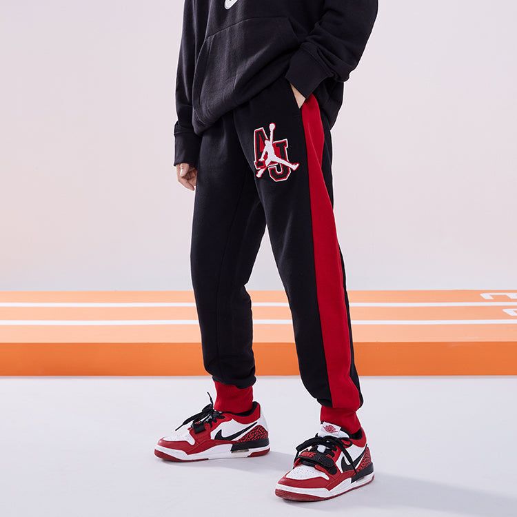 (GS) Air Jordan Jumpman Classic Casual Joggers 'Black Red' JD2112113GS-001 sold by KicksCrew product image thumbnail 5