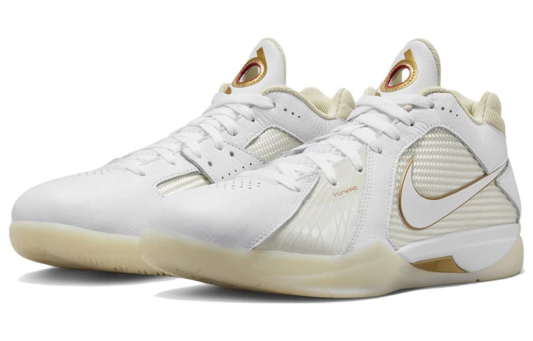 Nike Zoom KD 3 'White Metallic Gold' DZ3009-100 sold by KicksCrew product image thumbnail 2