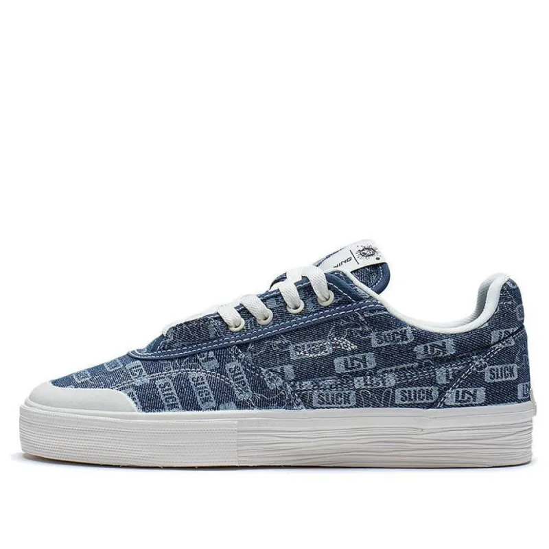 (WMNS) Li-Ning Wave Pro Low x OG_Slick 50/50 'Denim Blue' AECS024-2 sold by KicksCrew