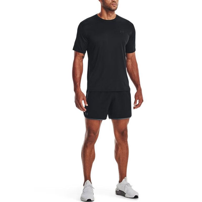 Under Armour HIIT Woven 6inch Shorts 'Black Grey' 1377027-001 sold by KicksCrew product image thumbnail 5