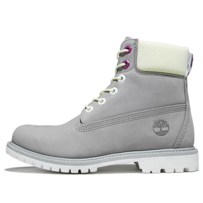 (WMNS) Timberland Premium 6 Inch Waterproof Boot 'Grey Nubuck' A2HWU085 sold by KicksCrew