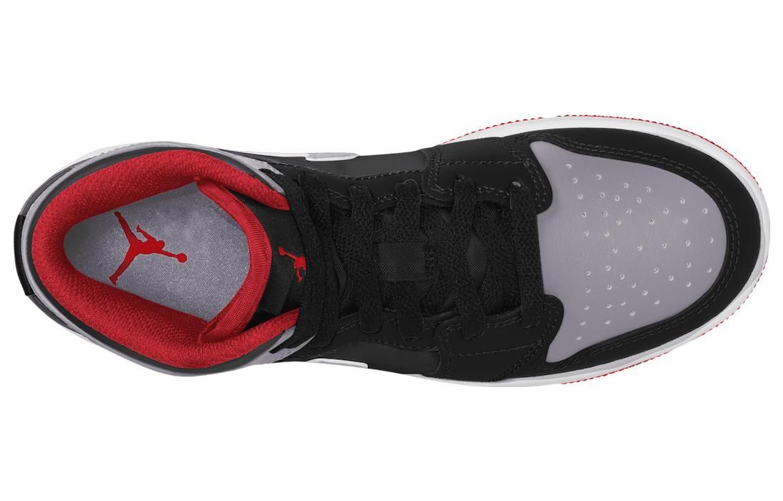 Air Jordan 1 Mid 'Black Grey Red' DQ8423-006 sold by KicksCrew product image thumbnail 3