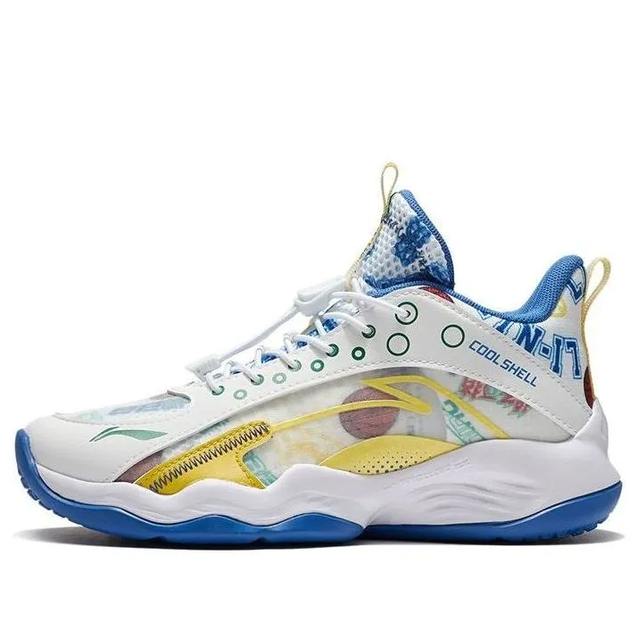 (GS) Li-Ning Primary 2.0 Cloud 'White Blue Yellow' YKBS018-9 sold by KicksCrew