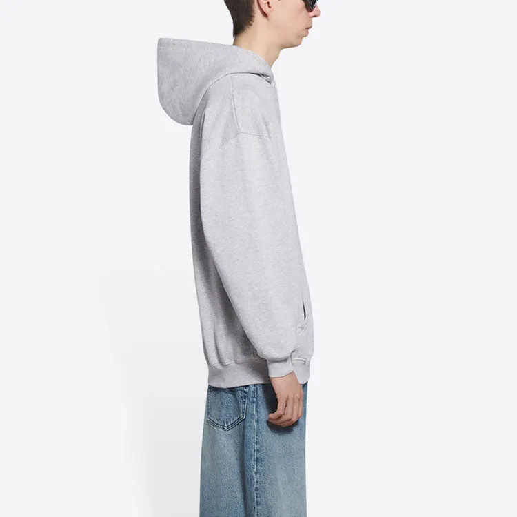 Balenciaga Political Campaign Hoodie Medium Fit 'Grey' 600583TKVI91379 sold by KicksCrew product image thumbnail 3