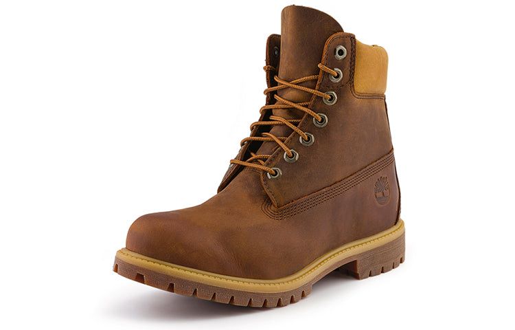 Timberland Premium 6 Inch Waterproof Boot 'Medium Brown Yellow' A628D sold by KicksCrew product image thumbnail 4