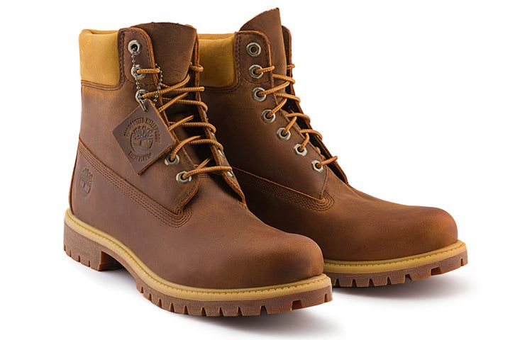 Timberland Premium 6 Inch Waterproof Boot 'Medium Brown Yellow' A628D sold by KicksCrew product image thumbnail 5