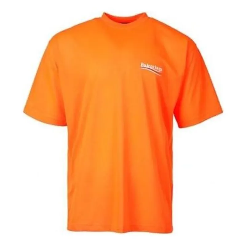 Balenciaga Political Campaign T-Shirt Large Fit 'Orange' 620967TKVE8 sold by KicksCrew