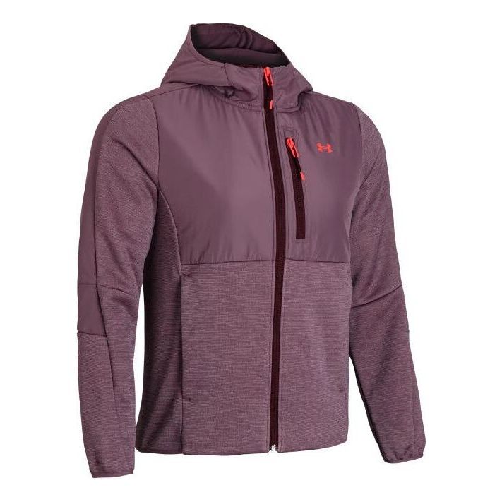 (WMNS) Under Armour Essentials Swacket AMP Jacket 'Burgundy' 1382153-500 sold by KicksCrew