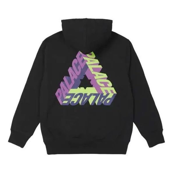Palace P-3d Hood Black FW21 Triangle Guards Letters Hoodie 'Black' P21HD020 sold by KicksCrew