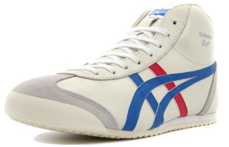 Onitsuka Tiger Mexico Mid Runner 'White Blue Red' THL328-0142 sold by KicksCrew