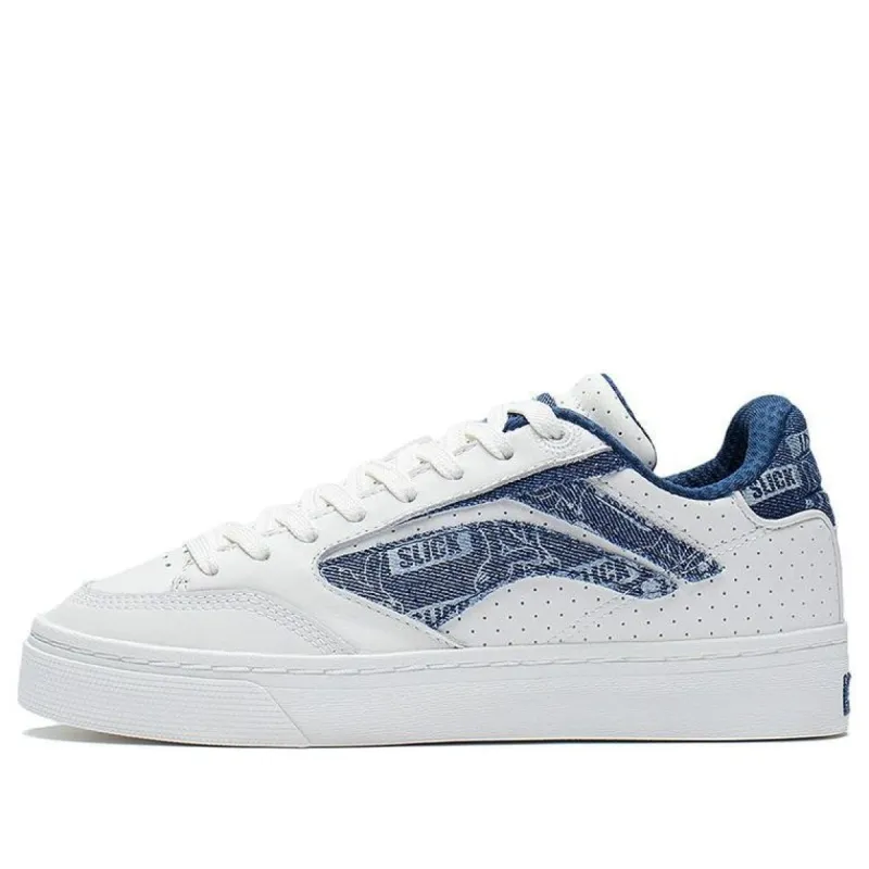 (WMNS) Li-Ning BadFive Wave 180 Low 'White Blue' AECS018-2 sold by KicksCrew