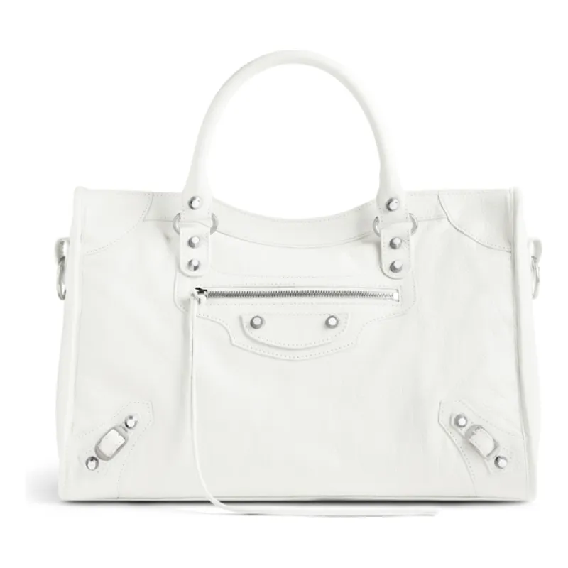 (WMNS) Balenciaga Le City Medium Bag 'White' 7977862AA9S9104 sold by KicksCrew