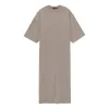 (WMNS) Fear of God Essentials FW23 3/4 Sleeve Dress 'Core Heather' 125BT235044FW sold by KicksCrew