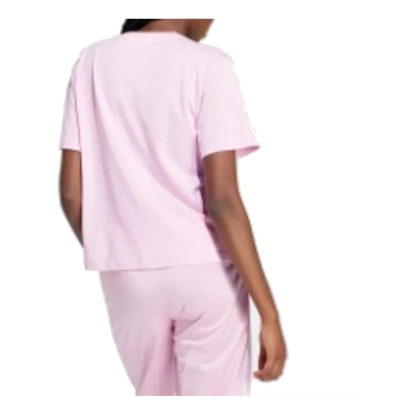 (WMNS) adidas Adicolor Trefoil Boxy T-Shirt 'Pink White' IN2492 sold by KicksCrew product image thumbnail 3
