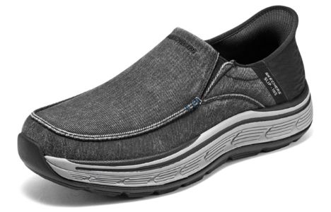 Skechers Slip-ins Remaxed Fenick 'Grey Black' 204839-BLK sold by KicksCrew