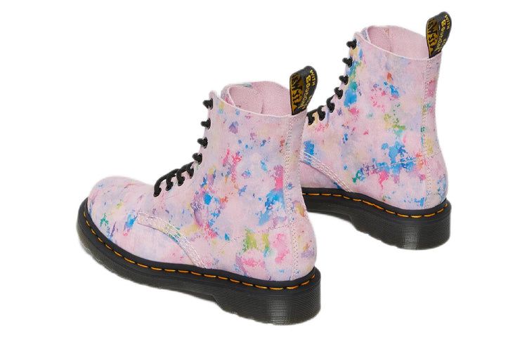 (WMNS) Dr. Martens 1460 Pascal Rainbow Suede Lace Up Boots 'Pink' 27245650 sold by KicksCrew product image thumbnail 4