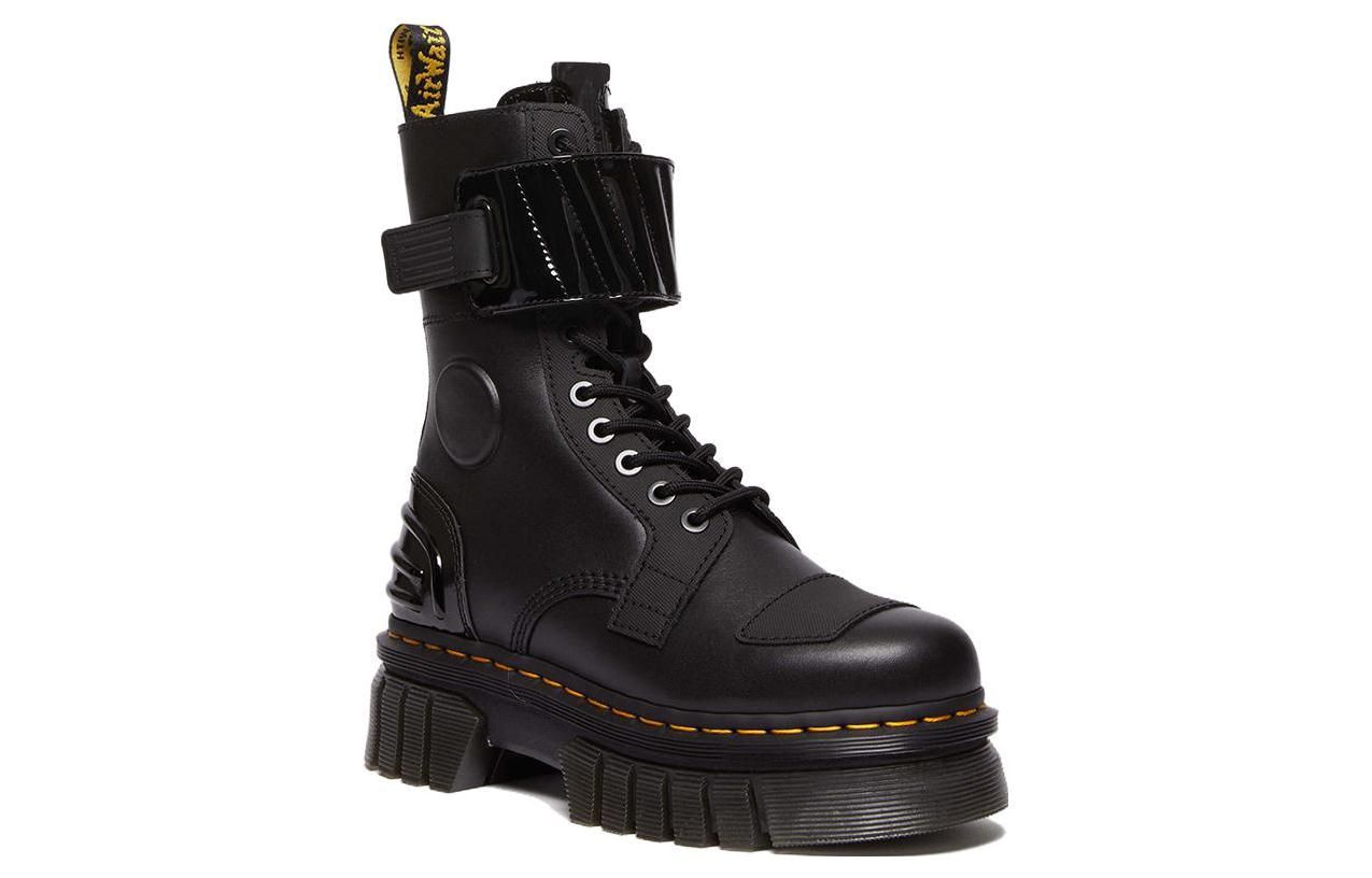Dr.Martens Audrick 10-Eye Alternative Leather Lace Up Boots 'Black' 30970001 sold by KicksCrew product image thumbnail 3