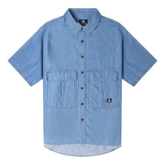 Converse Elevated Chambray Shirt 'Indigo Blue' 10025438-A01 sold by KicksCrew