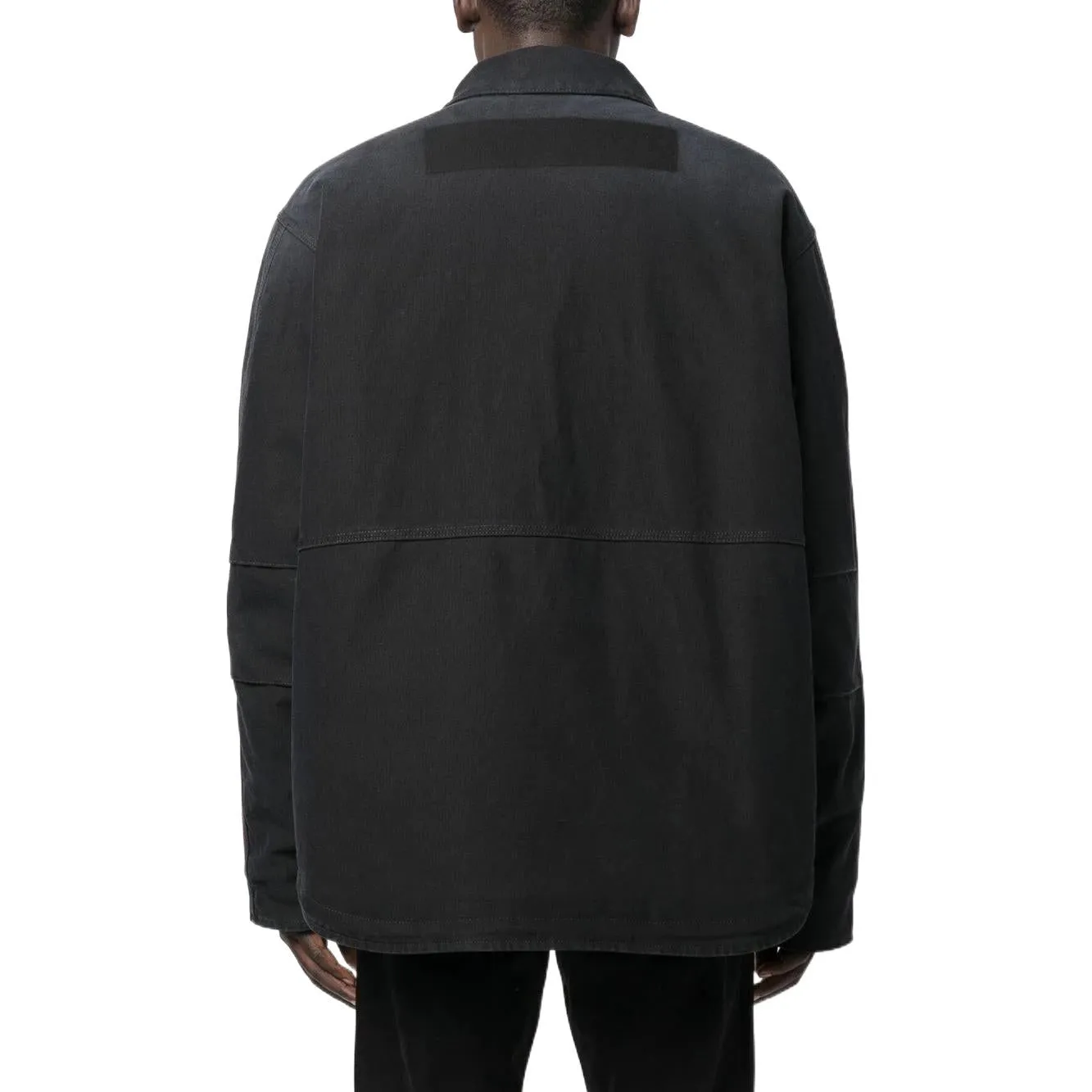 HERON PRESTON FW22 CTNMB Canvas Pockets Jacket 'Black Green' HMEA062F22FAB0011057 sold by KicksCrew product image thumbnail 2