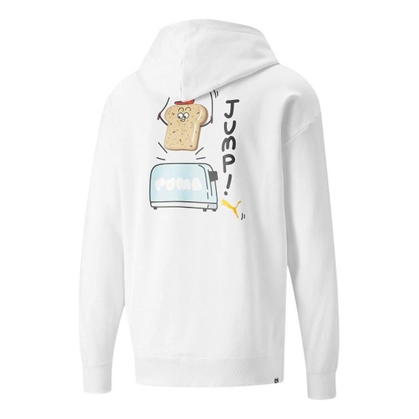 Puma Club Graphic Full Zip Jacket 'White' 533199-02 sold by KicksCrew