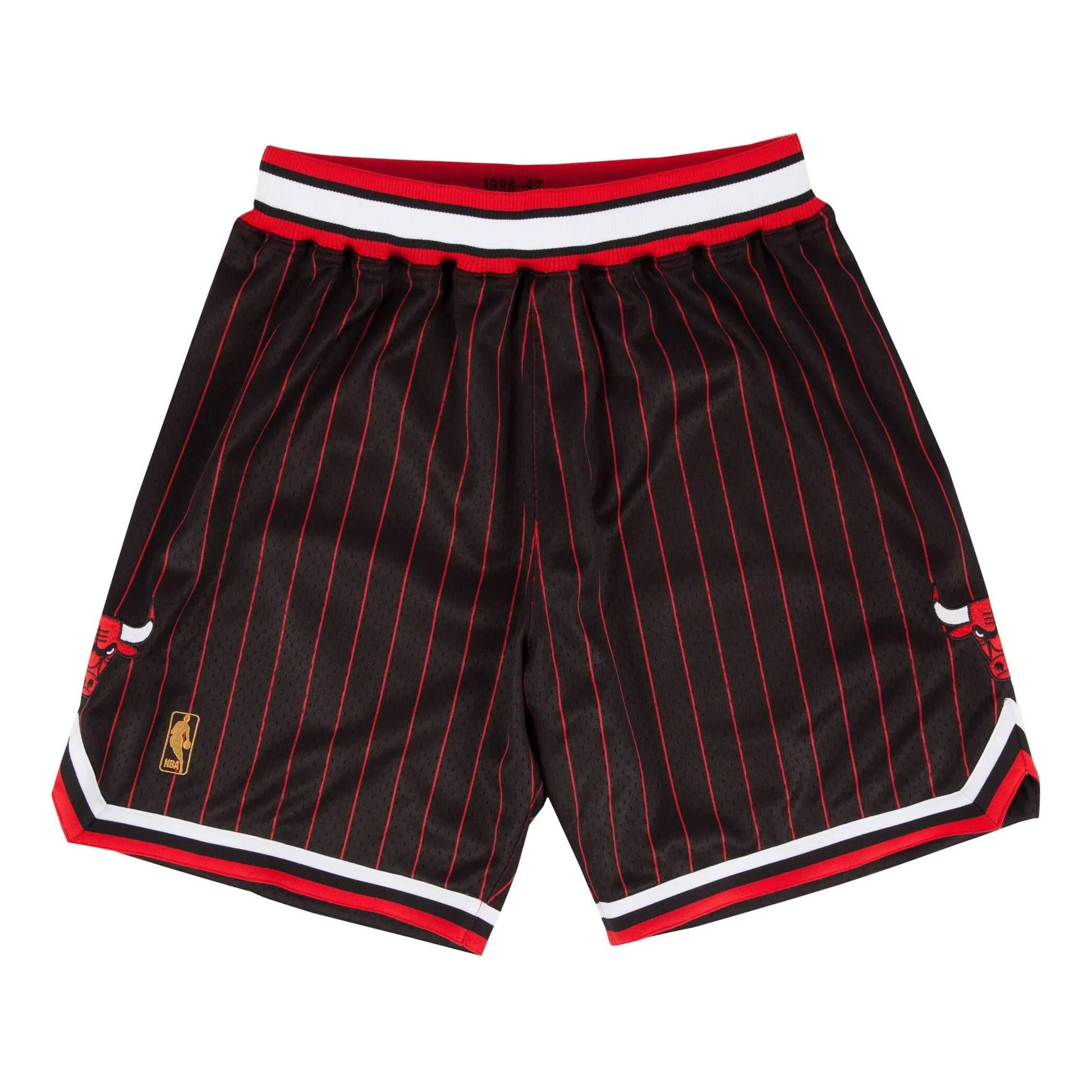 Mitchell & Ness Authentic 1996-97 Chicago Bulls Shorts 'Red Black' 369P-300-96CBU sold by KicksCrew