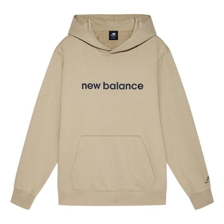 New Balance Logo Print Hoodie 'Beige' AMT21361-MS sold by KicksCrew