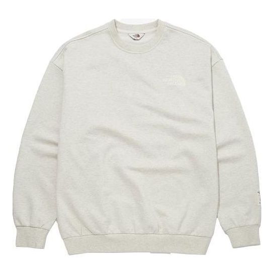 THE NORTH FACE Logo Sweater 'Beige' NM5MM51K sold by KicksCrew