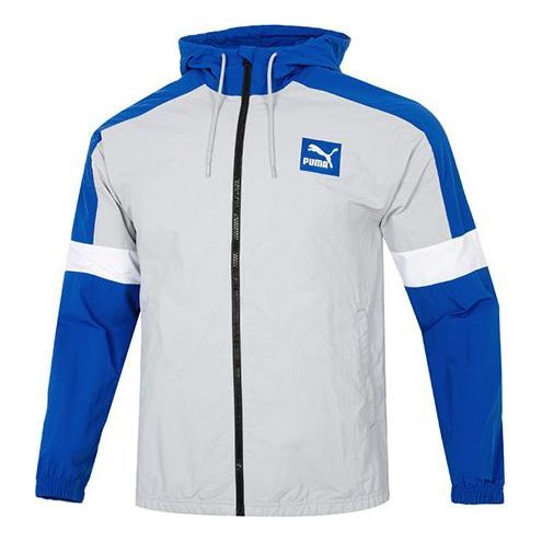Puma EMB Blocking Jacket 'Grey' 536779-07 sold by KicksCrew