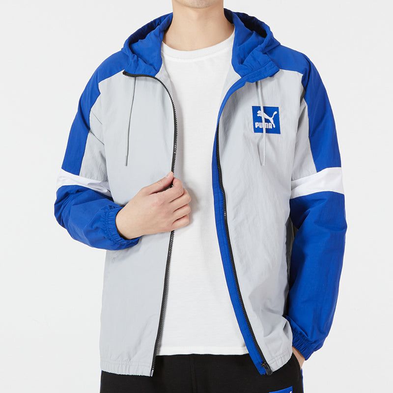 Puma EMB Blocking Jacket 'Grey' 536779-07 sold by KicksCrew product image thumbnail 3