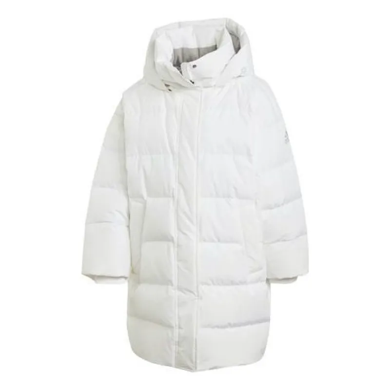 (WMNS) Adidas Oversize Down Jackets 'White' GE9987 sold by KicksCrew