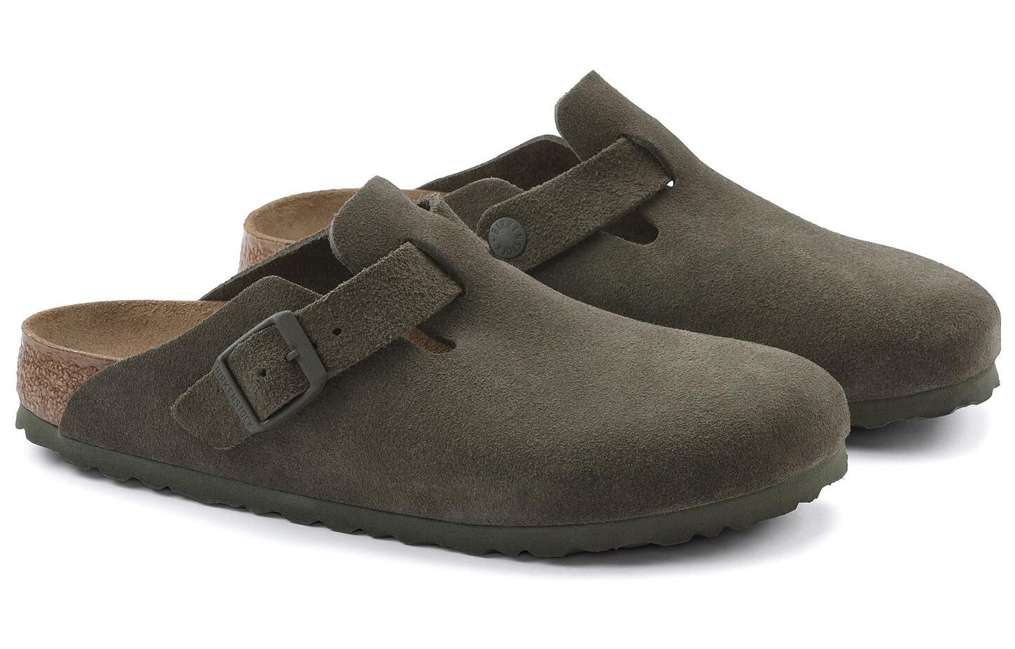 Birkenstock Boston Suede Leather Narrow Fit 'Thyme' 1024714 sold by KicksCrew product image thumbnail 3