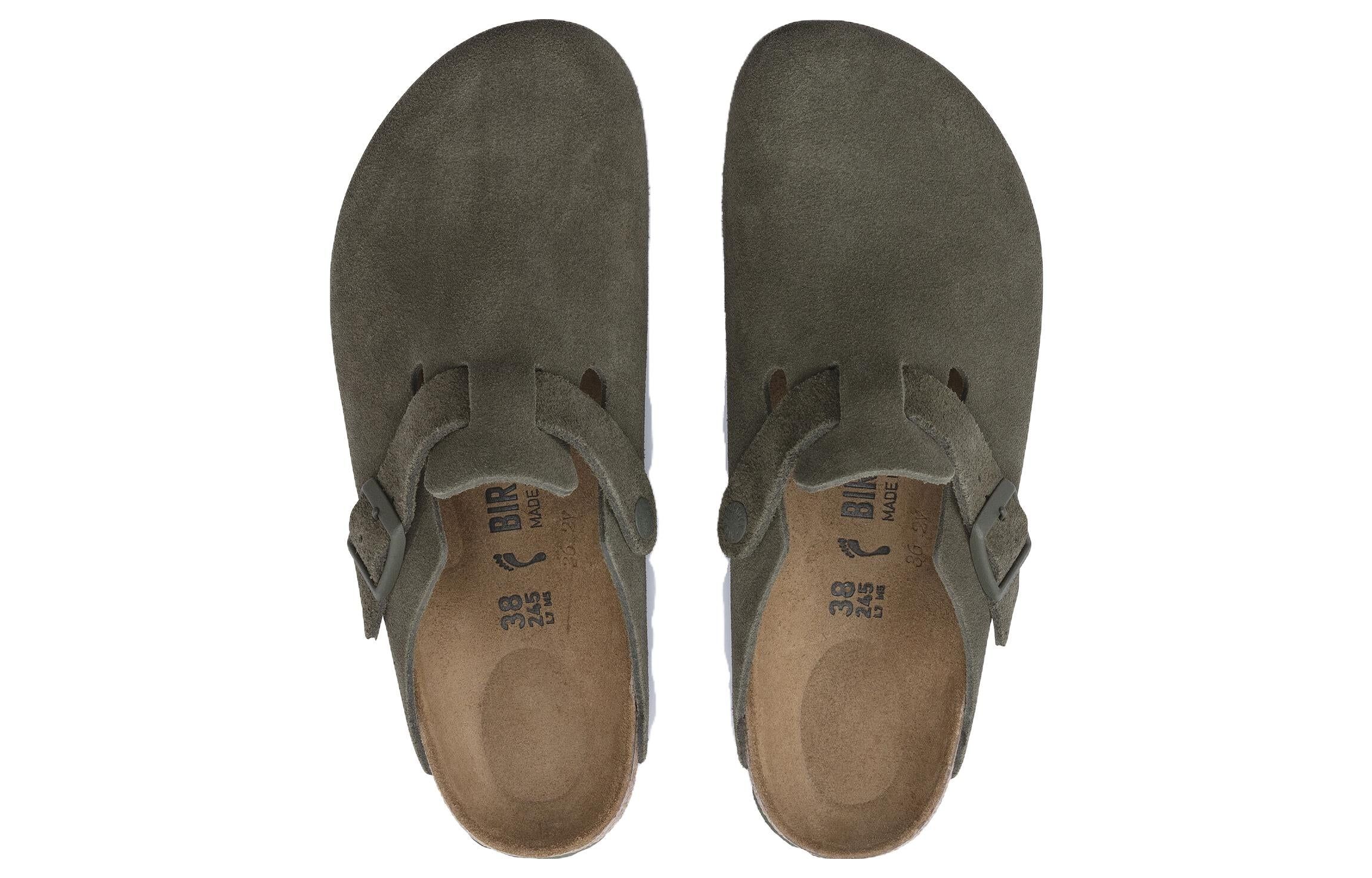 Birkenstock Boston Suede Leather Narrow Fit 'Thyme' 1024714 sold by KicksCrew product image thumbnail 4